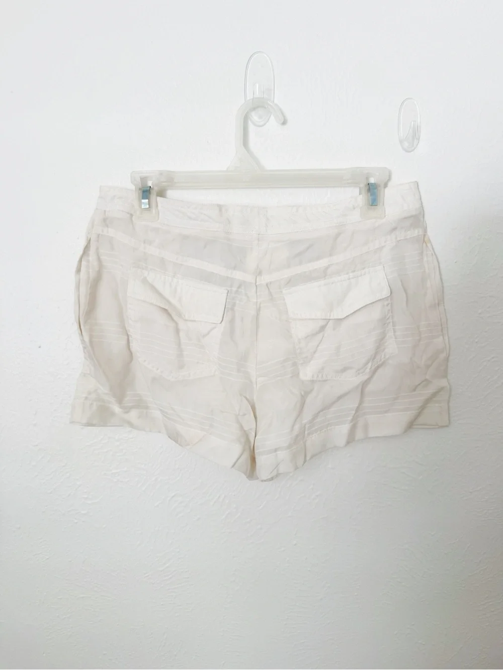 NWT T by Alexander Wang Semi-Sheered Striped Shorts Sz XS
